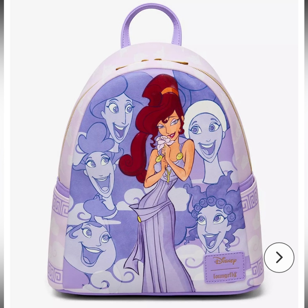 Loungefly  NWT Disney Hercules Meg & The Muses
Mini Backpack